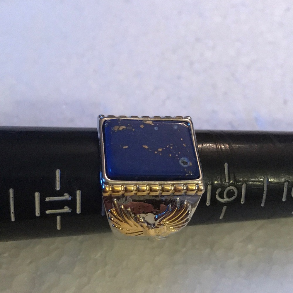 Lapis eagle ring - Picture 3 of 4